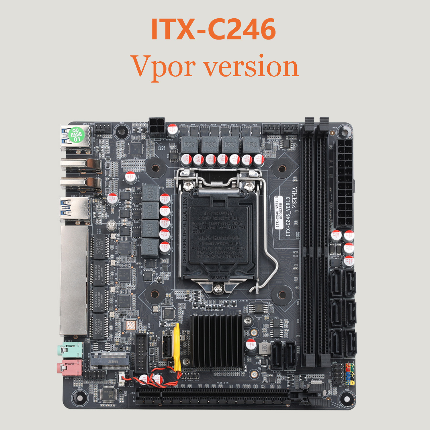 Nas Motherboard 8 Sata Mini Itx - Материнская плата C246 Mini-ITX для NAS
