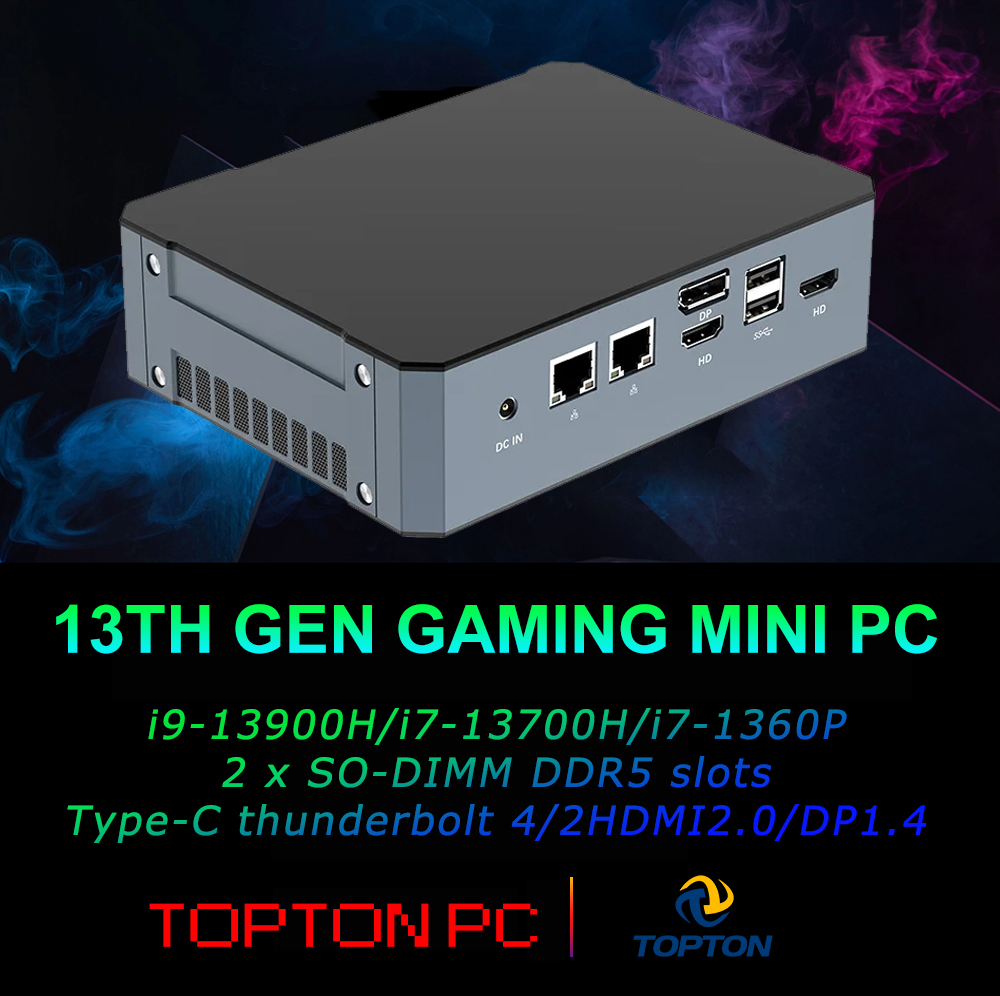 Intel Core I9 13900H Mini Pc - Мини-ПК, 13-й игровой мини-компьютер Intel Core