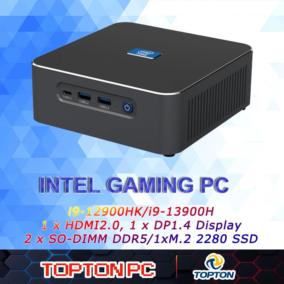 Intel Core I9 13900H Mini Pc - Мини-ПК 2025 i9-13900H i9 12900HK Настольный