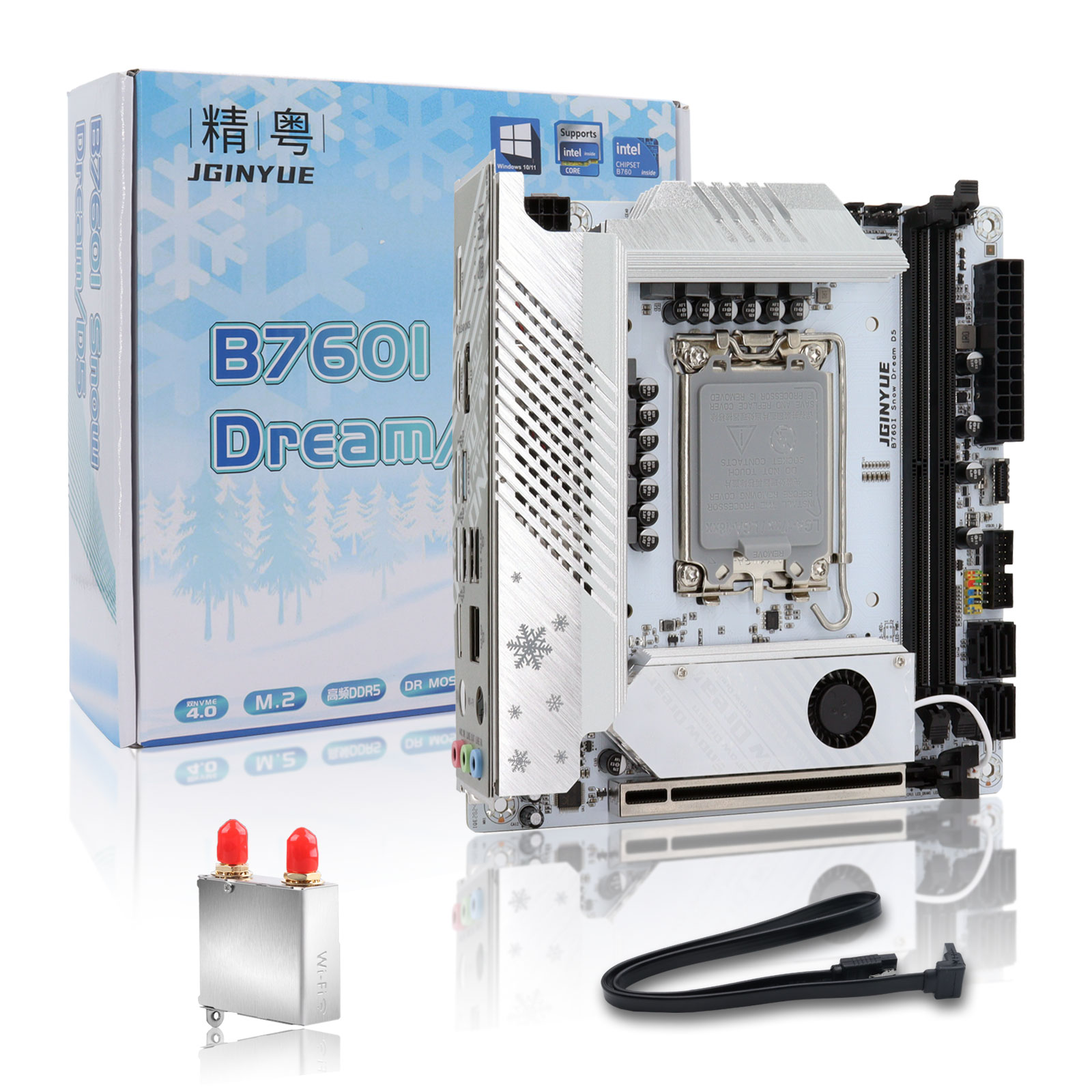 Lga1700 Itx Motherboard Ddr5 - Материнская плата JGINYUE B760 Mini ITX