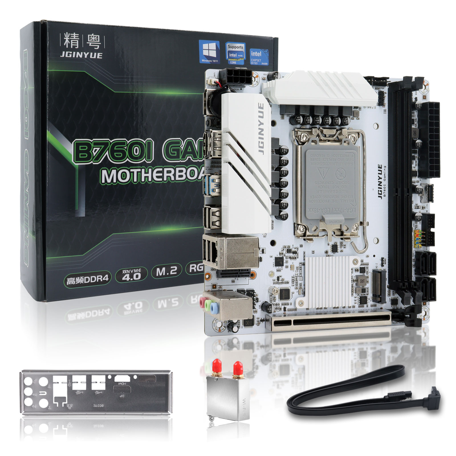Lga1700 Itx Motherboard Ddr5 - Материнская плата JGINYUE B760 LGA 1700