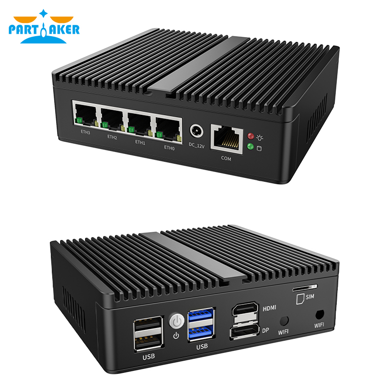 Мини-ПК Partaker N5105 N150 J4 – обзор и цена Pfsense Firewall Router 2.5G 4 I226
