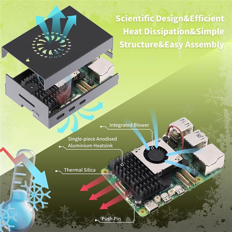 Стартовый комплект AS95-For Ir – обзор и цена Raspberry Pi 5 8Gb Board