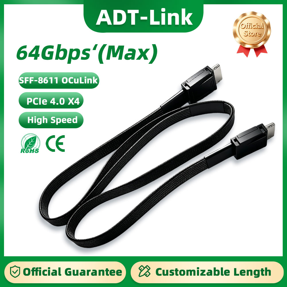 Кабель-удлинитель ADT-Link 64G – обзор и цена Oculink Egpu Mini Pc