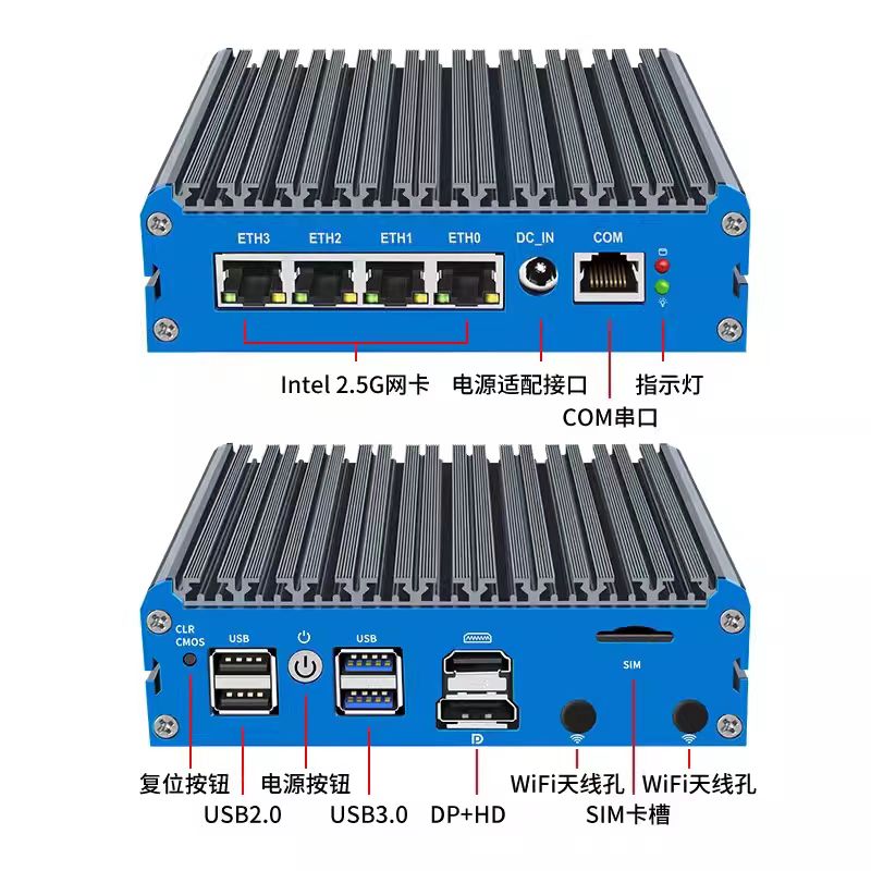 Мини-ПК G48S Alder Lake N100 с – обзор и цена Pfsense Firewall Router 2.5G 4 I226