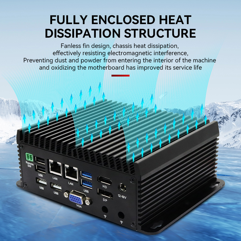 Четырехъядерный процессор N95  – обзор и цена Fanless Industrial Pc Rs485 Core I7