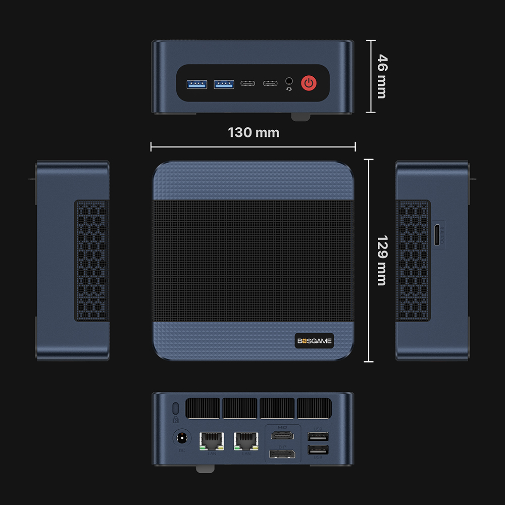 Мини-ПК BOSGAME M4 Neo на базе – обзор и цена Amd Ryzen 7 7840Hs Mini Pc
