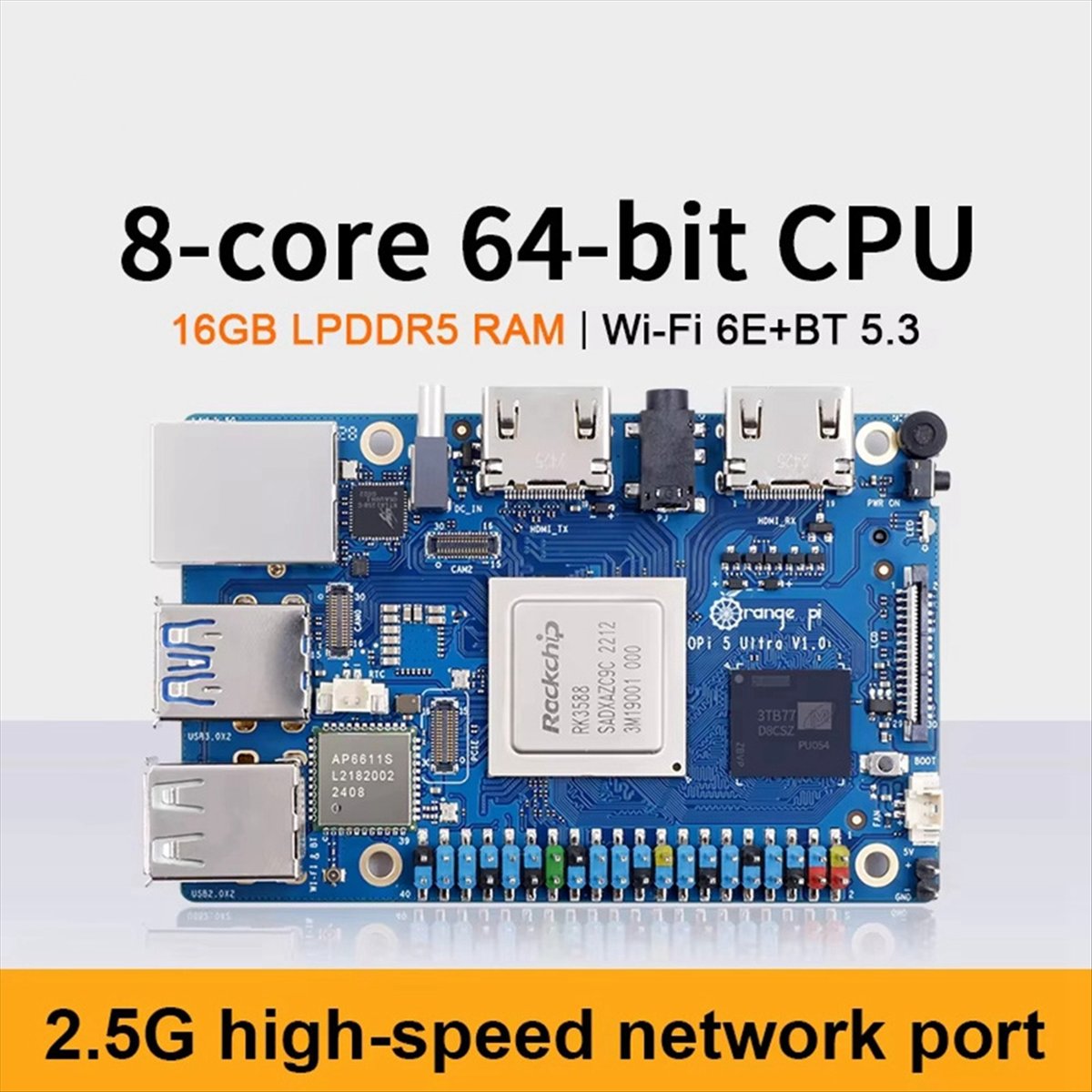 Плата разработки DT75BG For 5  – обзор и цена Rockchip Rk3588 Development Board