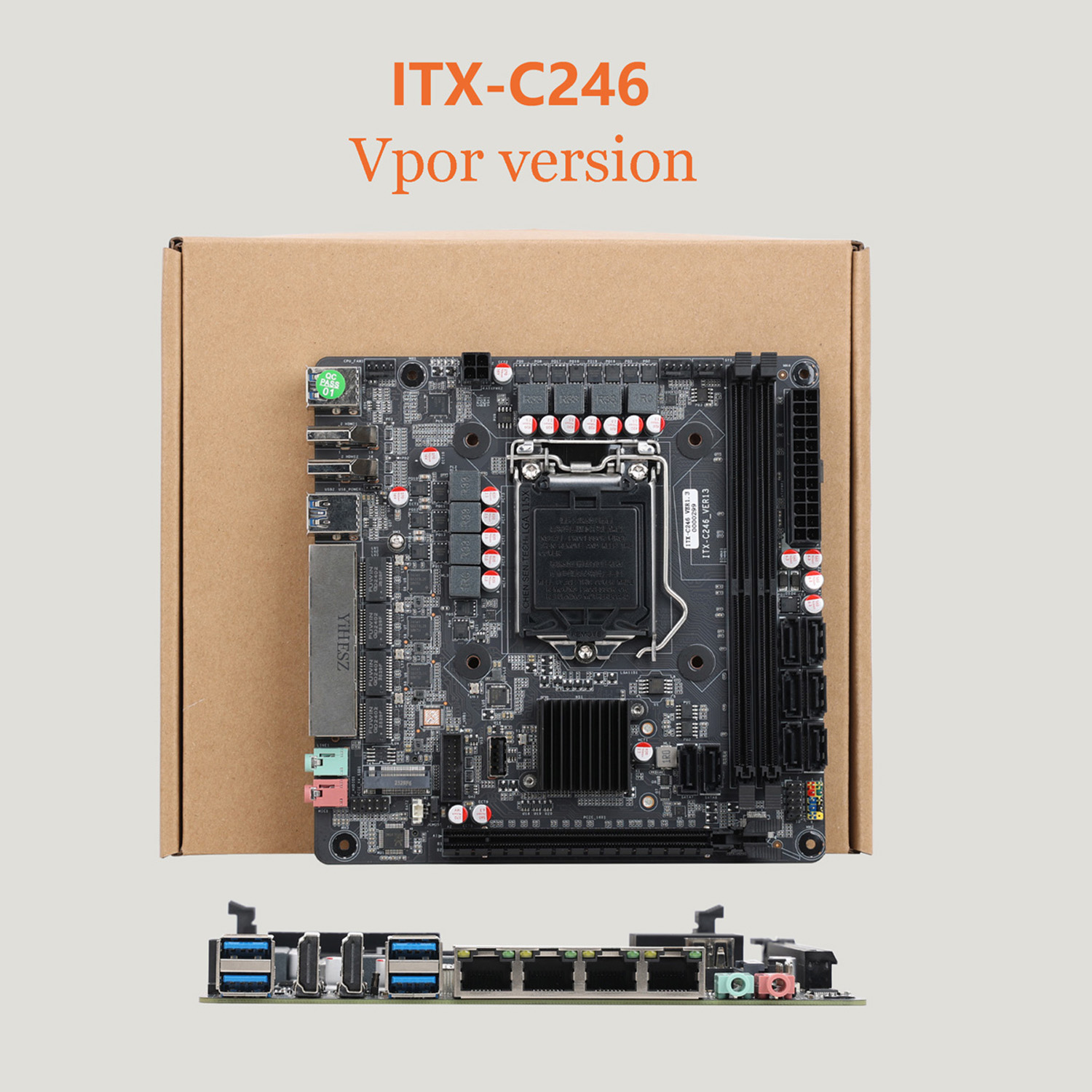 Материнская плата LGA1151 C246 – обзор и цена Nas Motherboard 8 Sata Mini Itx