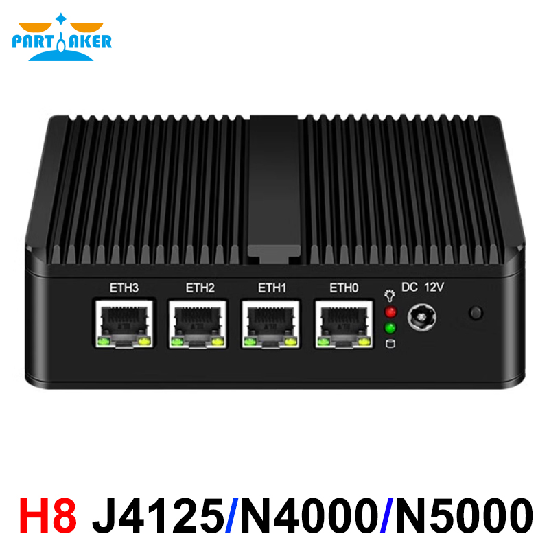 Безвентиляторный маршрутизатор – обзор и цена Pfsense Firewall Router 2.5G 4 I226