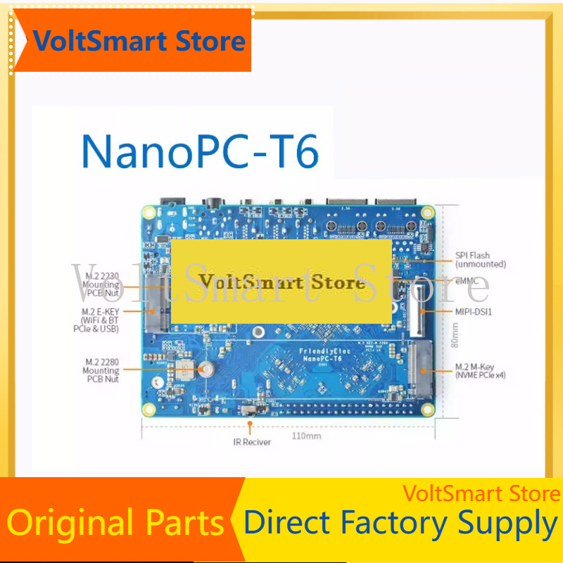 Плата разработки VoltSNanopc T – обзор и цена Rockchip Rk3588 Development Board